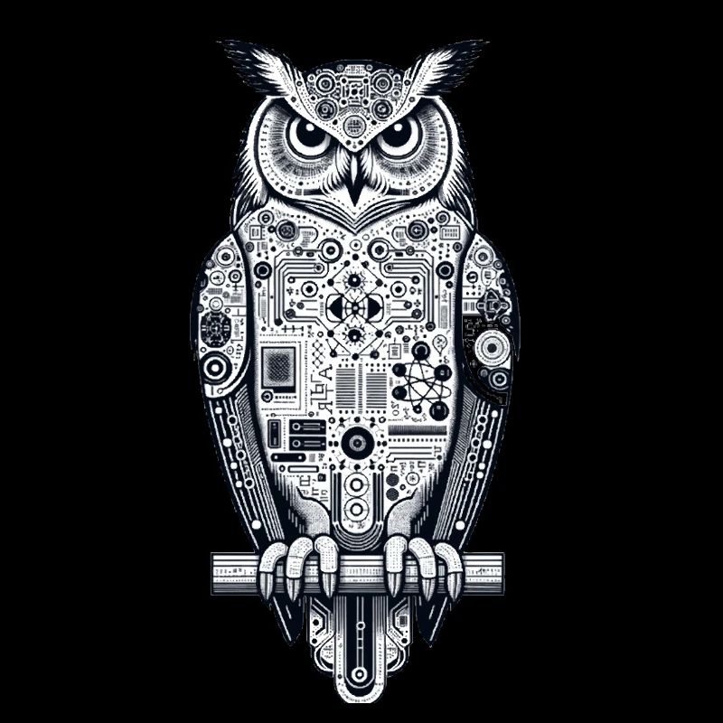 Uhu | Eule | Technischer UHU | Nachteule KI Eule