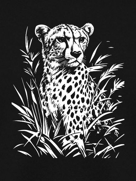 Gepard Floral Graphic