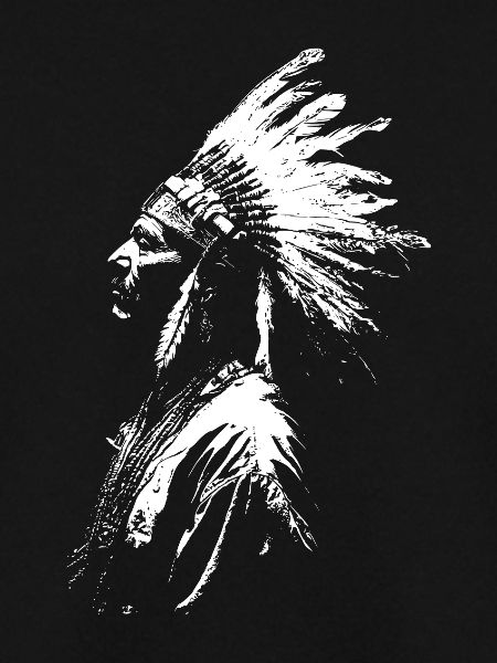 Indianer Silhouette