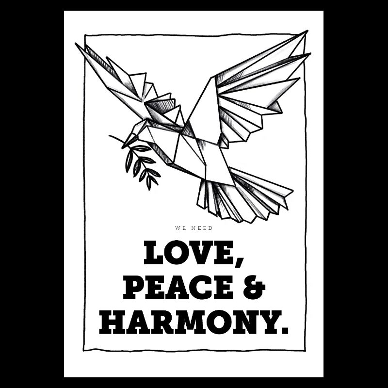 Liebe, Frieden und Harmonie