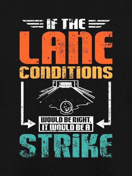 Funny bowling lane strike