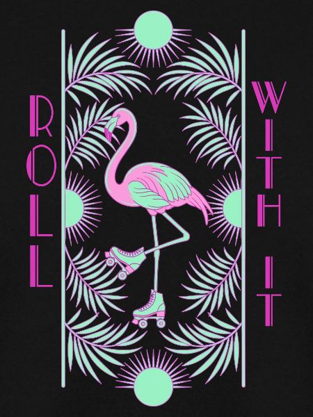 Roll With It Flamingo