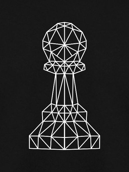 Geometric chess pawn