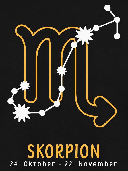 Sternzeichen Illustration Skorpion