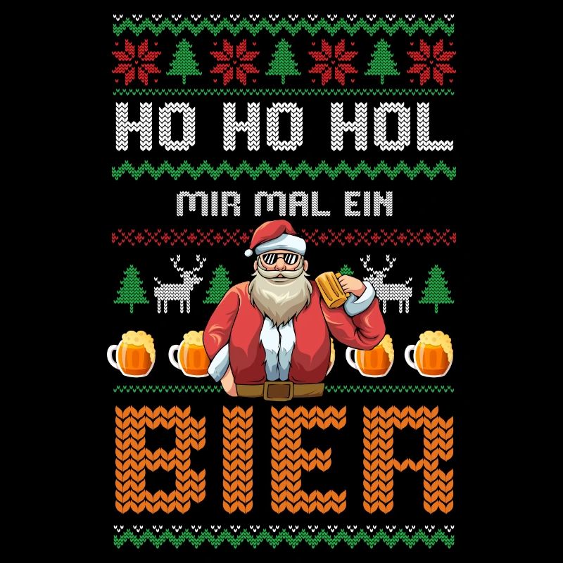 Ho Ho Ho Weihnachtsbier Humor