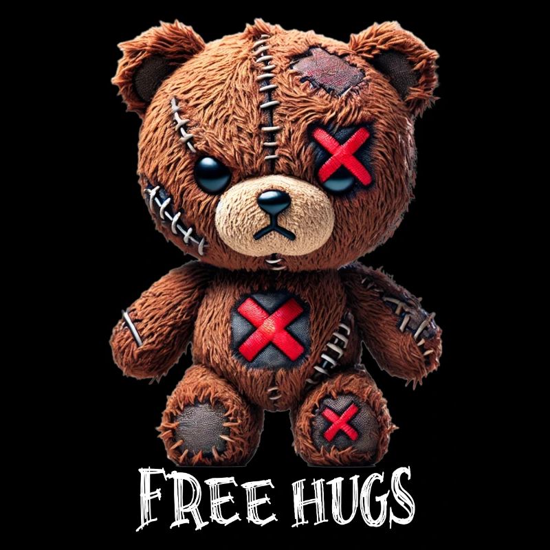 Free Hugs Teddy Bear