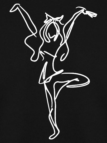 Cheerleader Drawing