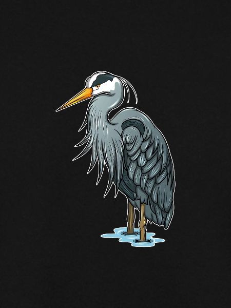 Graureiher-Reiher-Vogel-Vogelbeobachtungs-Geschenk