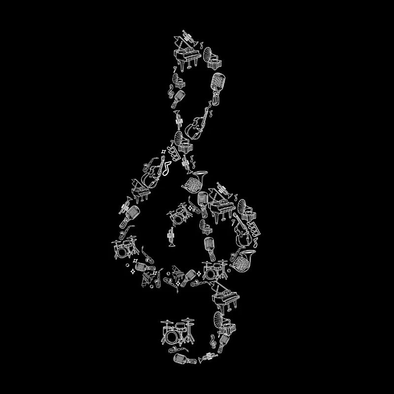 Notenschlüssel Melodie Musik