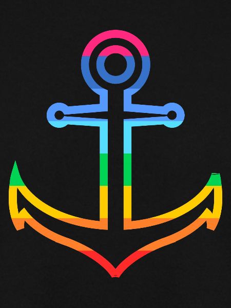 Regenbogen Anker