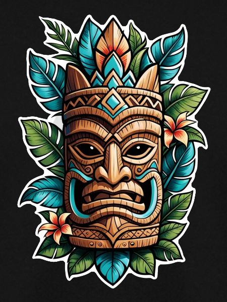 Tiki Beach - Polynesia Statue