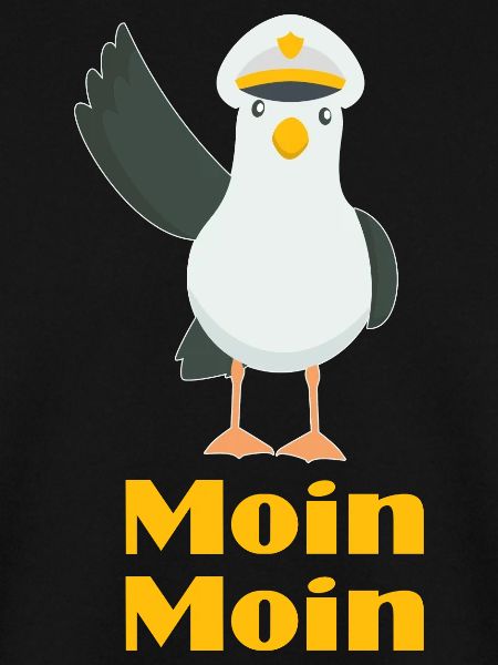 Moin Moin Möwen Kapitän