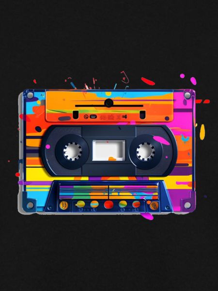 Farbige Kassette
