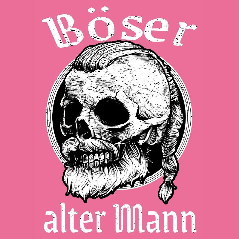 Böser Alter Mann Wikinger Schädel Geschenkidee