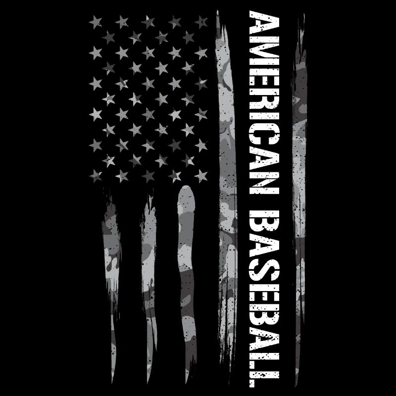 Baseball américain - Drapeau américain