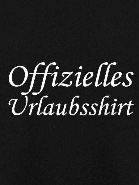 Offizielles Urlaubsshirt