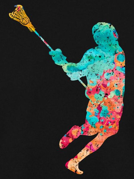 Lacrosse Spieler PopArt