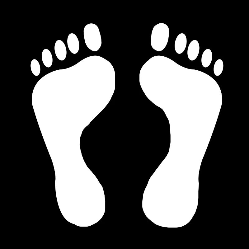 Fußabdruck Fußspur
