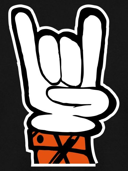 Hand Rock Pommesgabel