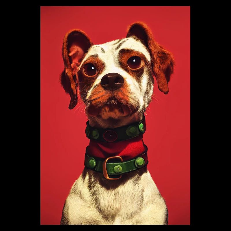 Punk Hund Rot