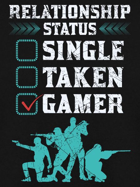 Relationship Status Gamer Design