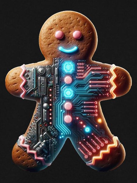 Cyberpunk Lebkuchenmännchen