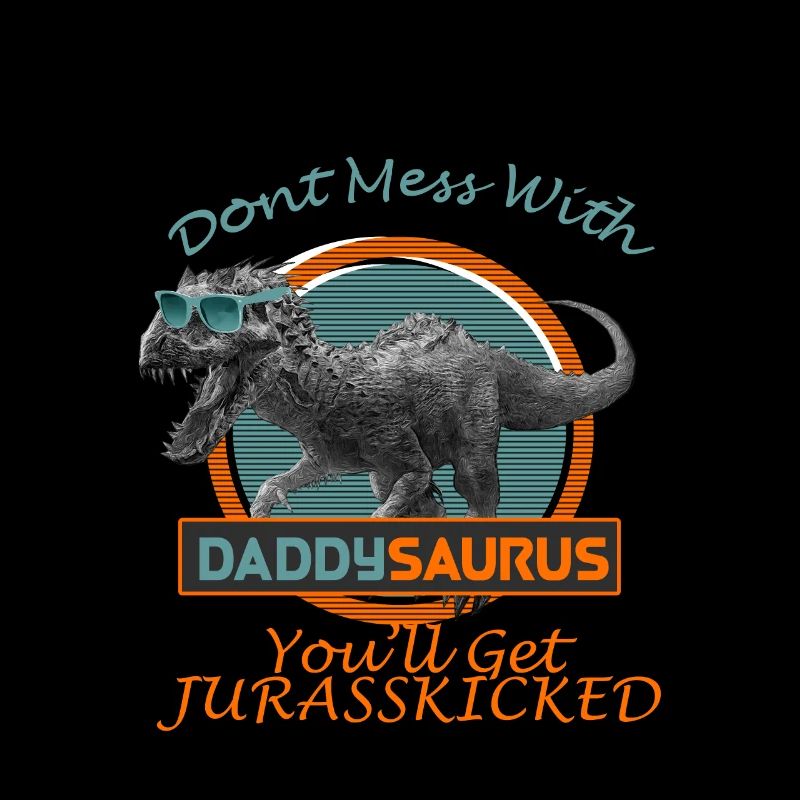Daddysaurus T-Shirt Dinosaurier Vater