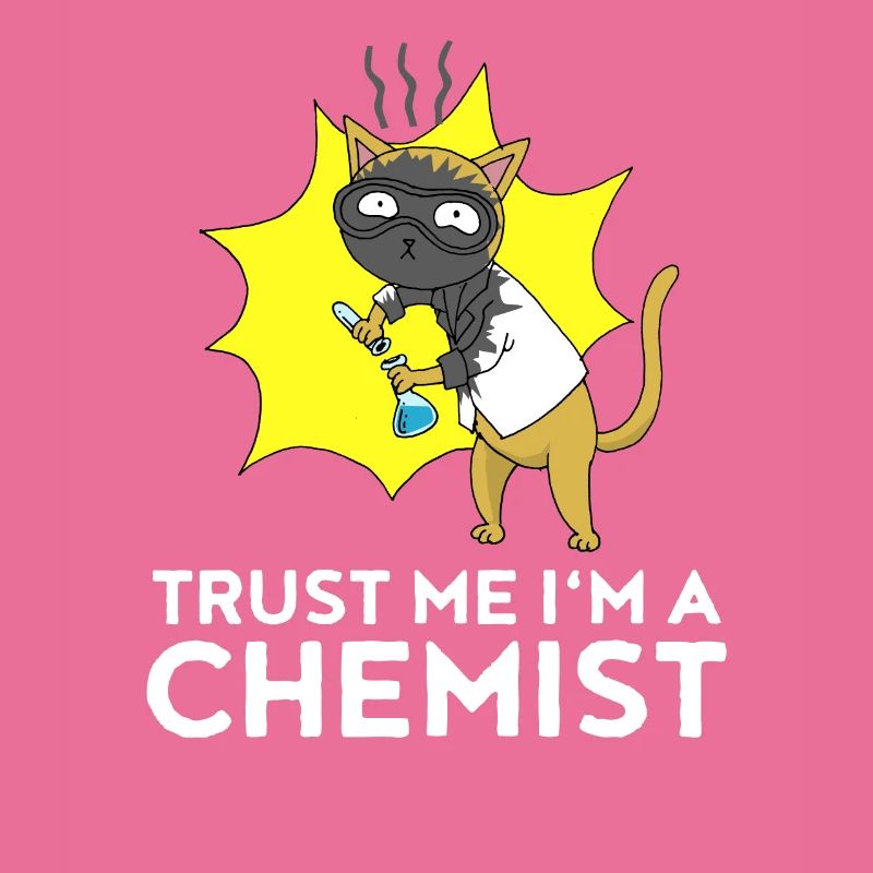 Chemist Cat Lab Chemistry Students Gift
