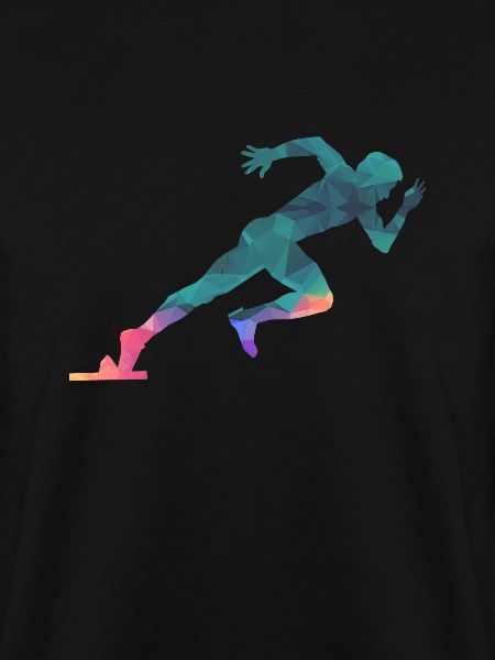 Sprinter sprinting runner