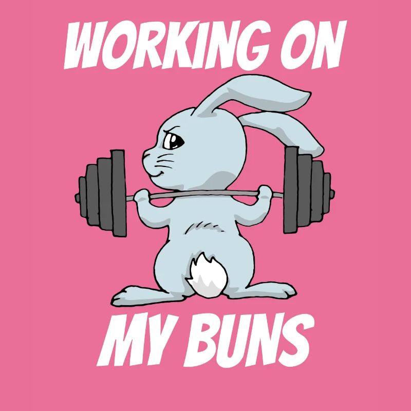 Bunny Training Working On My Butt Workout