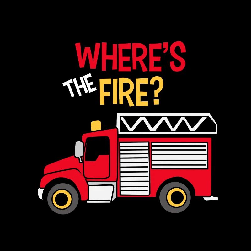 Where is the fire fire truck fire brigade boy