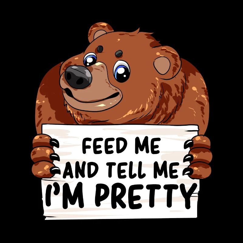 Fat Bear Bear Girlfriend Chubby Moppelig Gift