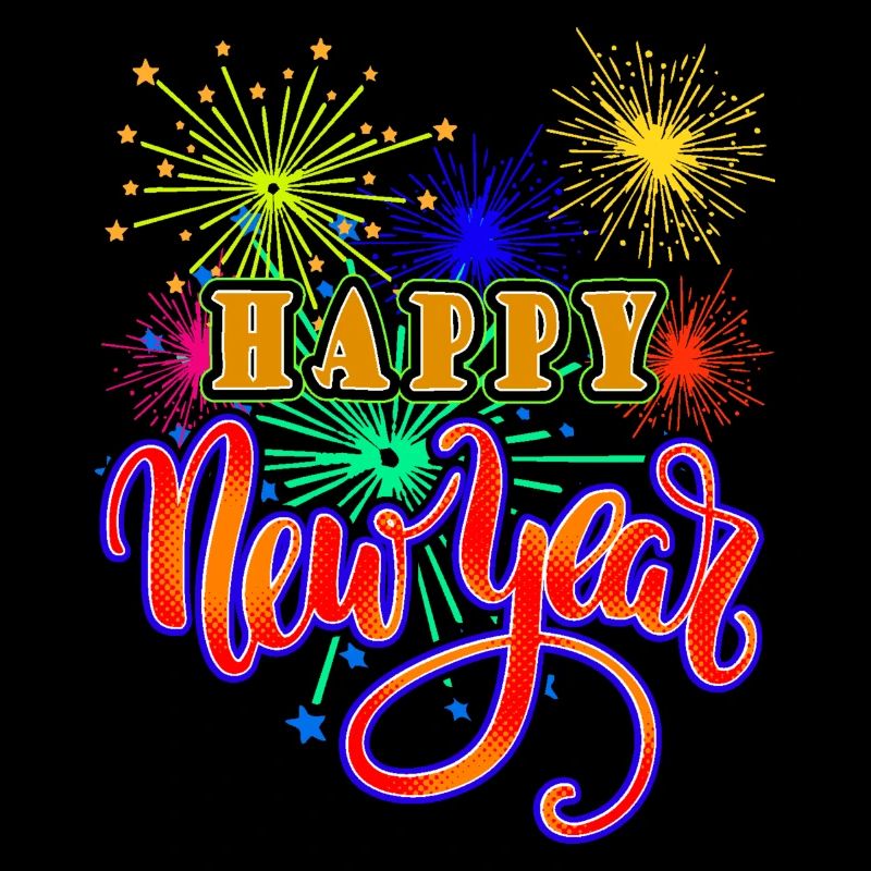 Neujahr Happy New year