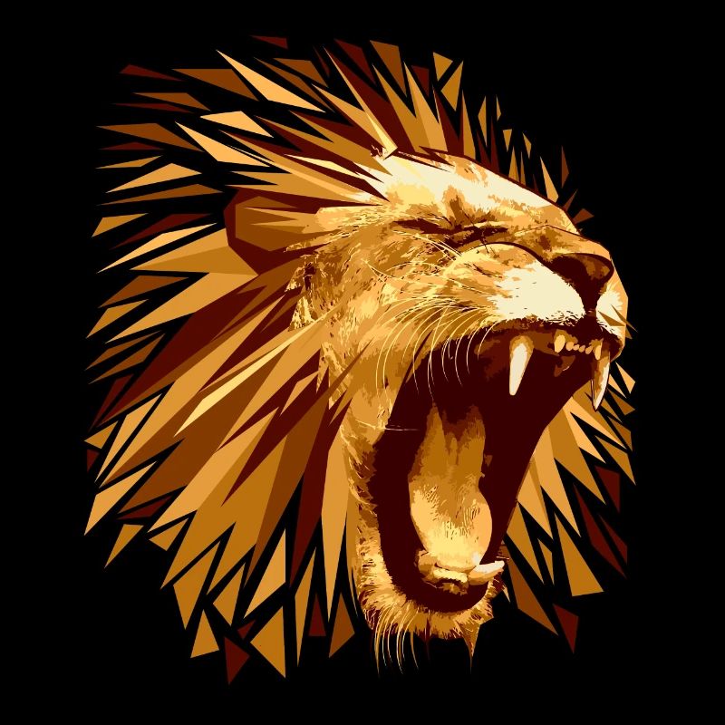 Lion prédateur