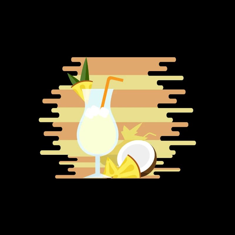 Recette de cocktail de boissons savoureuses Pina Colada