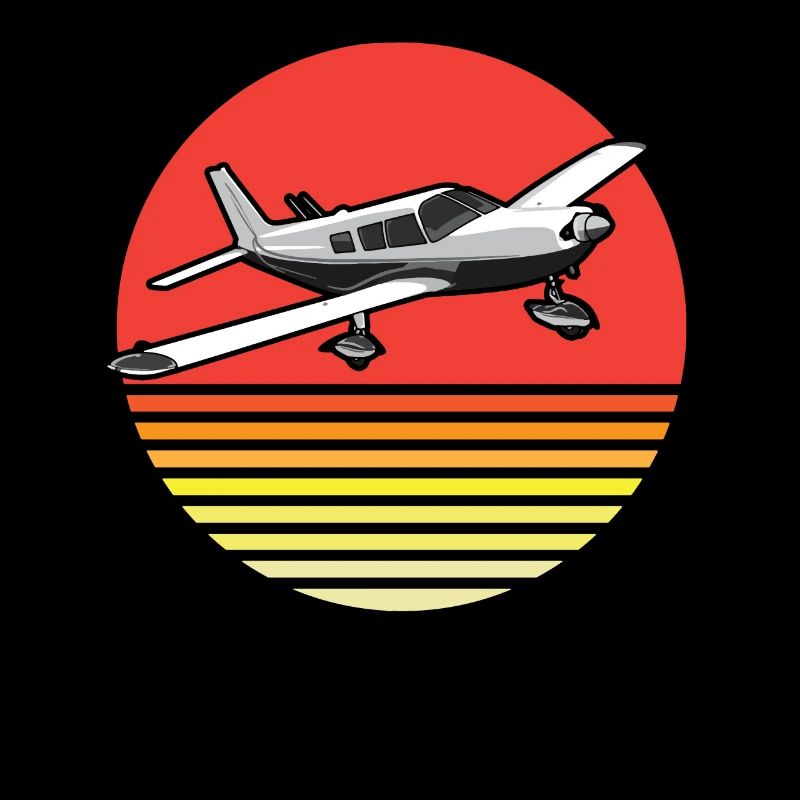 Luftfahrt Piper Retro
