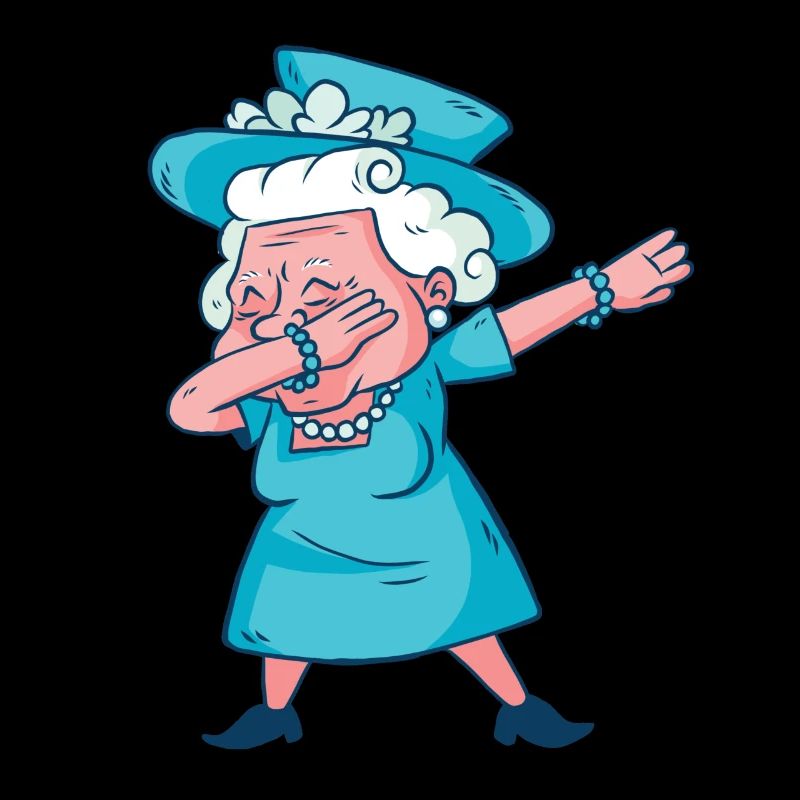 dabbing queen england
