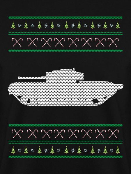 Weihnachtsarmee-Behälter-hässlicher Strickjacke-gestrickter Entwurf