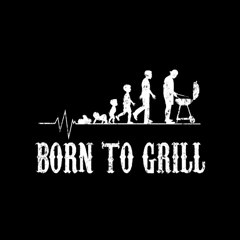 Baby Kind Evolution Grillen Geburt Herz Geschenk