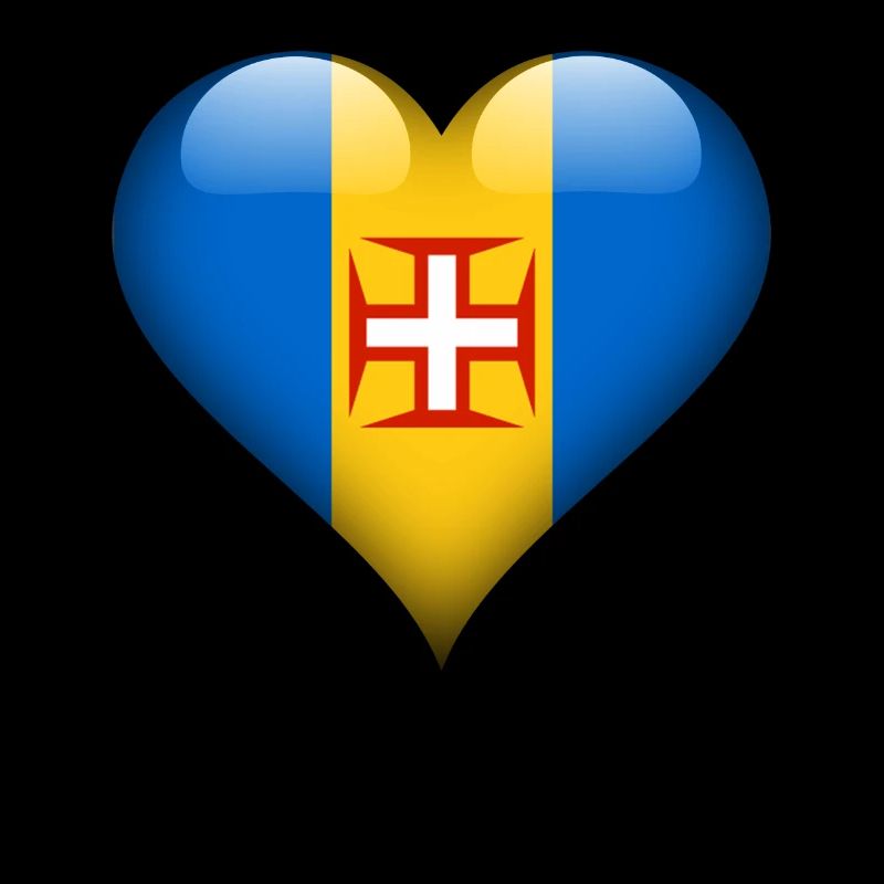 Herz Madeira Flagge