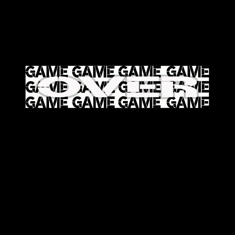 Game over, game is over, gamer, gaming, jeu