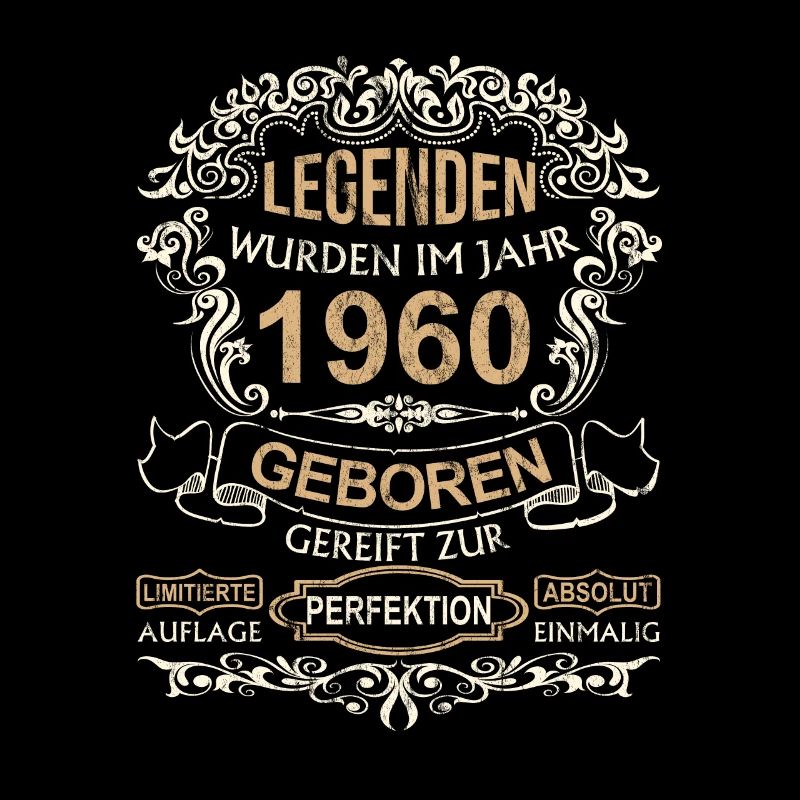 1960 Born Legends Birthday Gift 60s