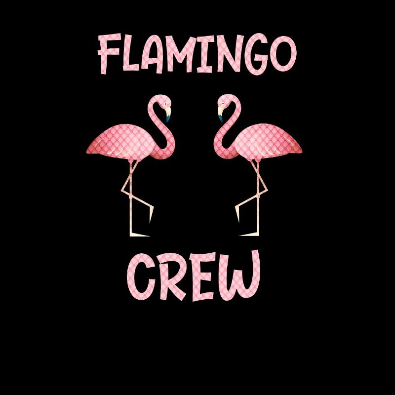 Flamingo crew as a gift Flamingos water bird