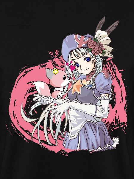 Manga Mädchen mit Hund