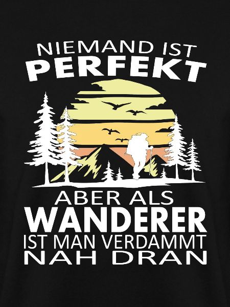 Wandern lustiger Spruch