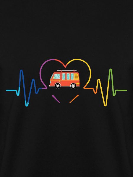 Camper Van Herzschlag Geschenkidee