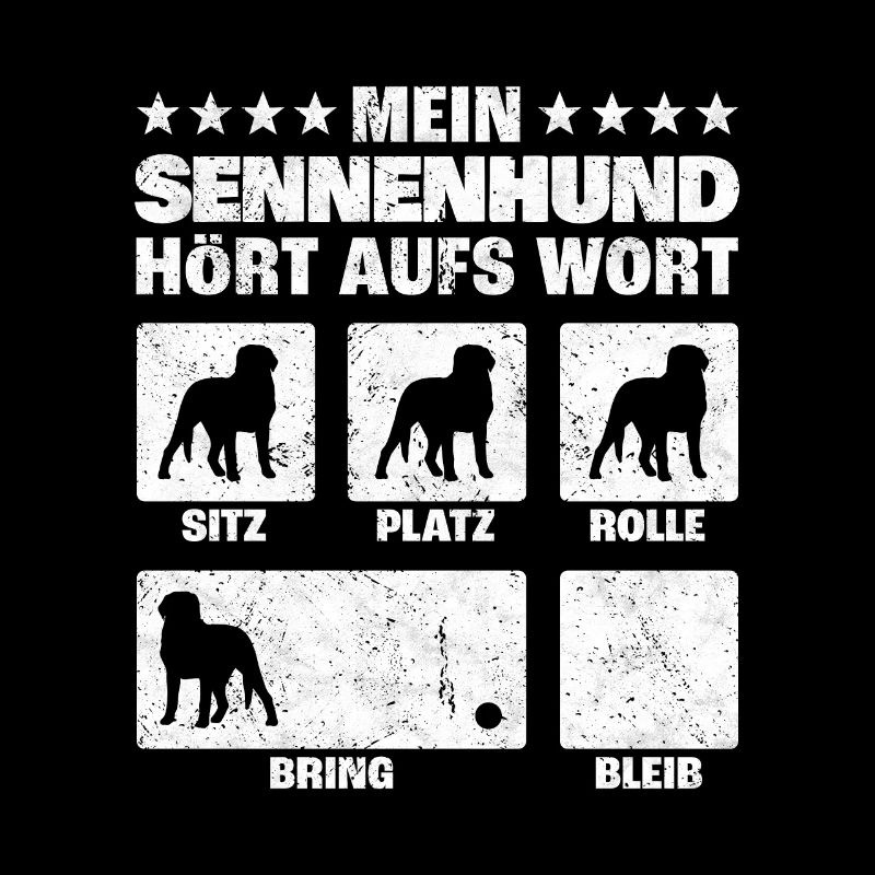 Schweizer Sennenhund Hundetricks Geschenk