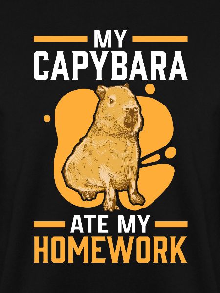 Capybara devoirs mangé capybara