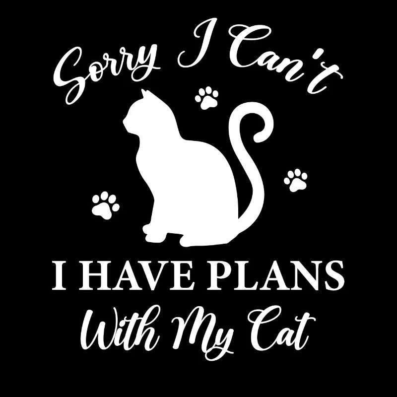Désolé d’avoir des projets avec mon chat - Cat Lady