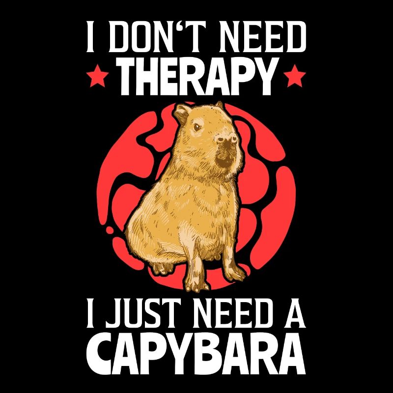 Capybara my therapy South America capybara